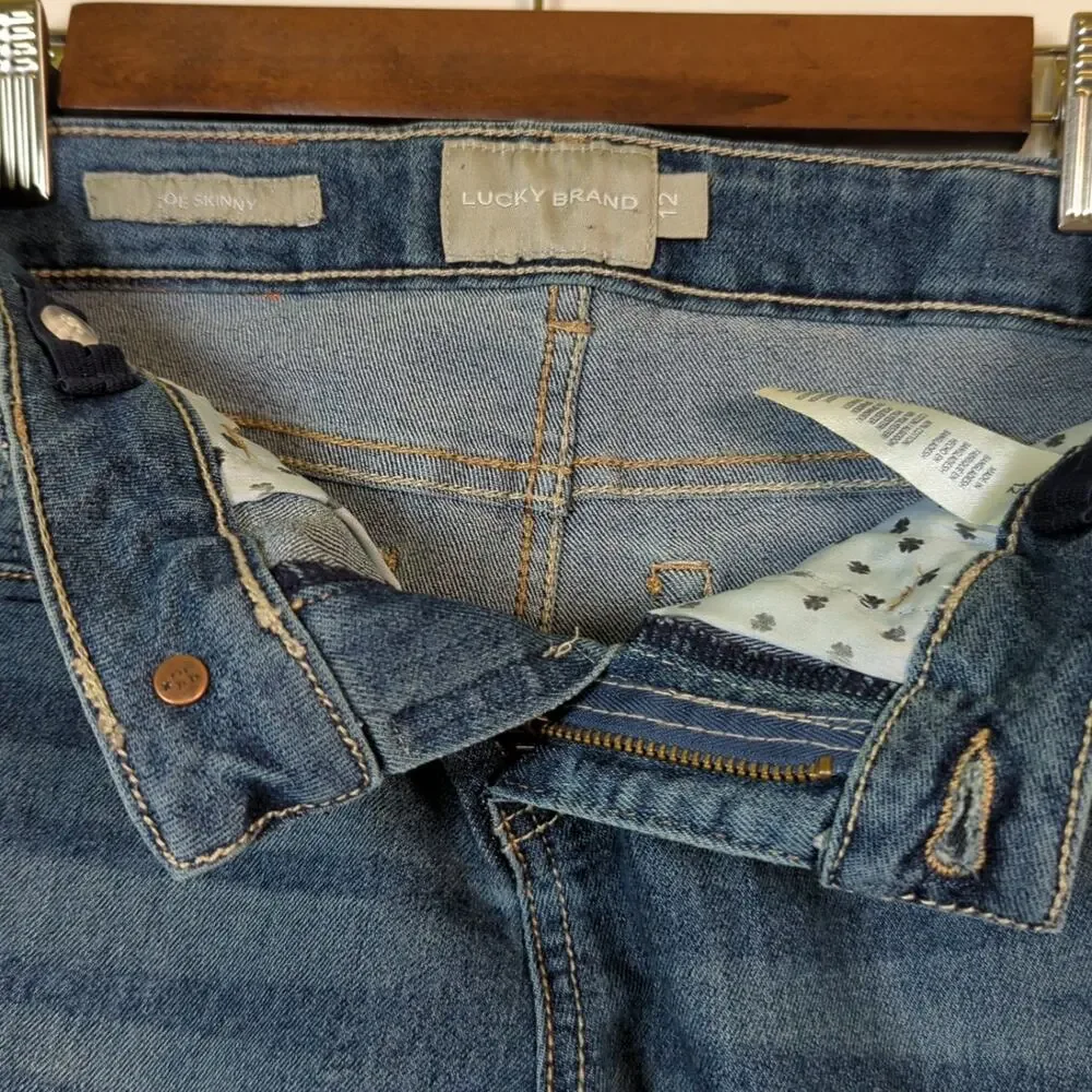 Lucky Brand Zoe Girls Size 12 Jeans Size - Medium Wash Stretch Denim